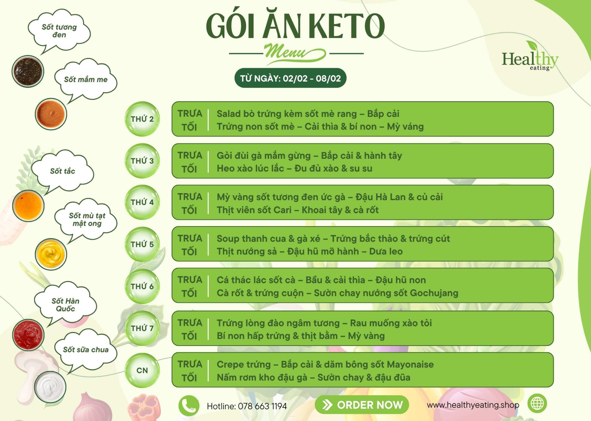 CHẾ ĐỘ ĂN GIẢM CÂN KETO